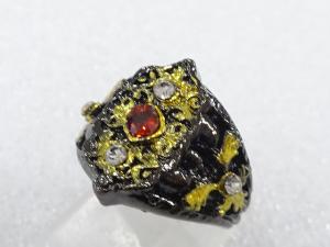 色石　指輪(8号)